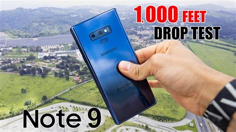 Samsung Galaxy Note 9 DROP TEST 